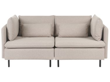 Modular Sofa 2 Seater EGERIS Fabric Beige