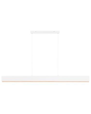 Lampe LED suspendue MARA Métal Blanc