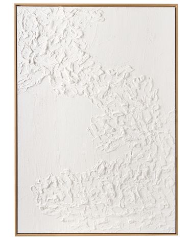 Imprimé sur toile CLIFDEN Motif abstrait Blanc