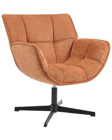 Fauteuil pivotant AUMA Tissu Orange