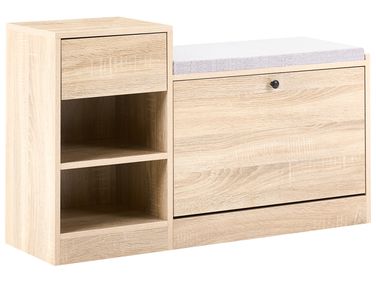 Schoenenkast REGINA Lichtbruin