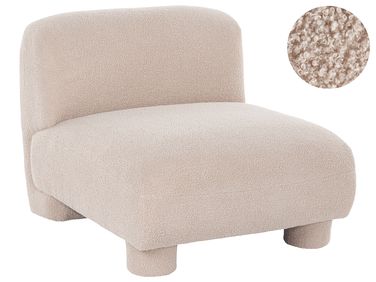 Module fauteuil MJALBI Bouclé Beige