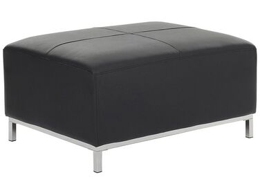 Ottoman OSLO Cuir Noir