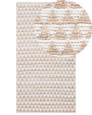 Rug TUNCELI Beige 80 x 150 cm Cotton