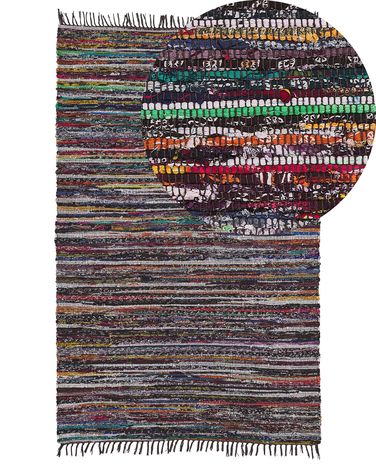 Rug DANCA Black 140 x 200 cm