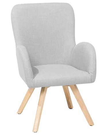Fauteuil BJARN Stof Lichtgrijs