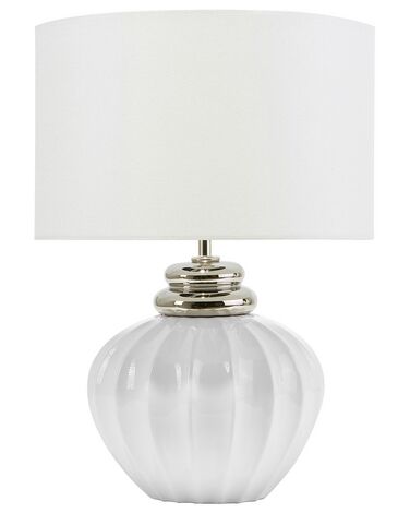 Lampe à poser NERIS Céramique Blanc cassé
