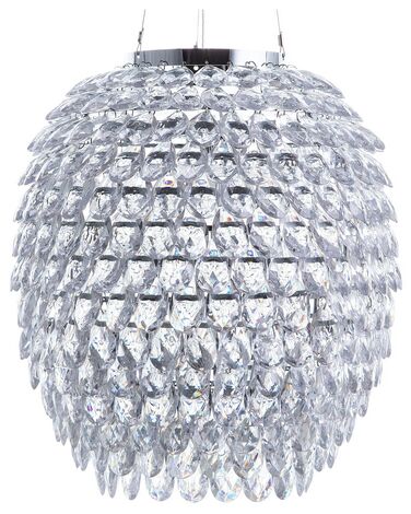 Lampe suspension SAUER Argenté