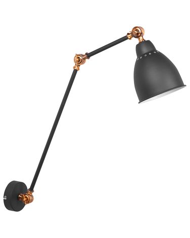 Lampe murale MISSISSIPPI Réglable Métal Gris graphite