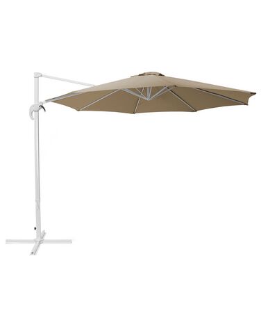 Zweefparasol 300 cm SAVONA Beige Zandbeige