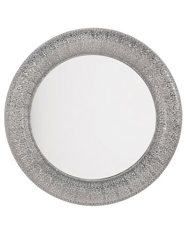 Miroir CHANNAY 80 cm 80 cm Métal Argenté