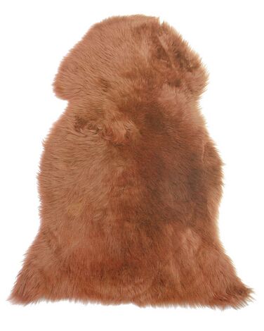 Déco en peau de mouton ULURU Marron clair 65 x 110 cm