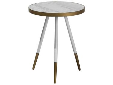 Side Table RAMONA White Marble