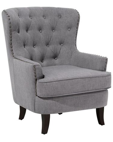 Fauteuil VIBORG II Tissu Gris clair