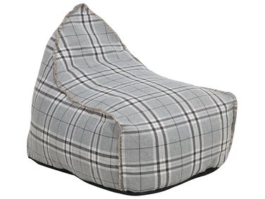 Bean Bag 200 L DROP LINEN 63 cm 75 cm Grey