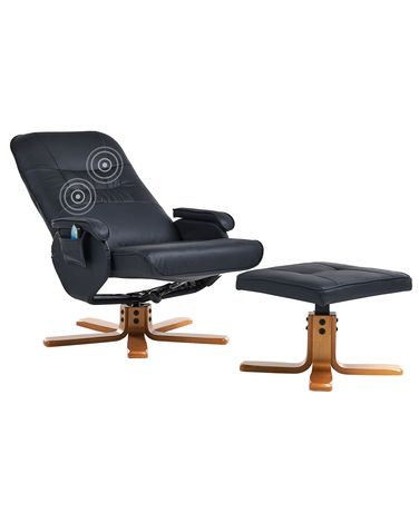 Fauteuil massant RELAXPRO Cuir PU Noir