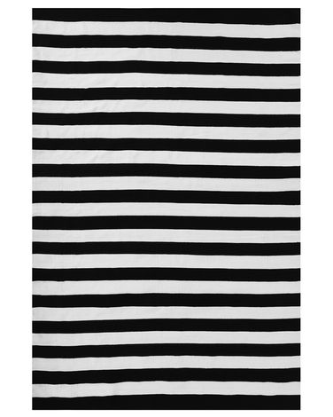 Tuintapijt TAVAS Zwart/wit 140 x 200 cm