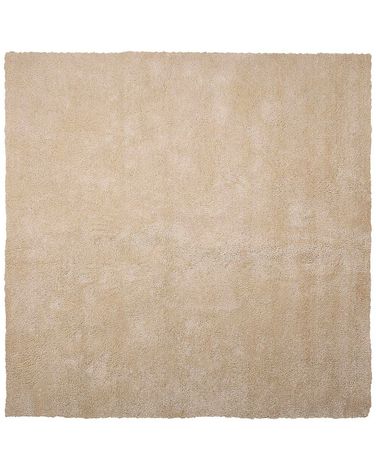 Hoogpoligvloerkleed DEMRE Beige 200 x 200 cm