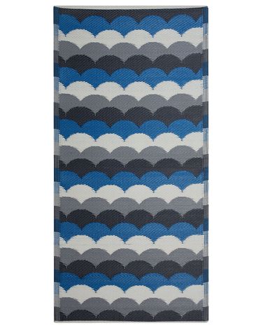 Tuintapijt BELLARY Blauw 90 x 180 cm