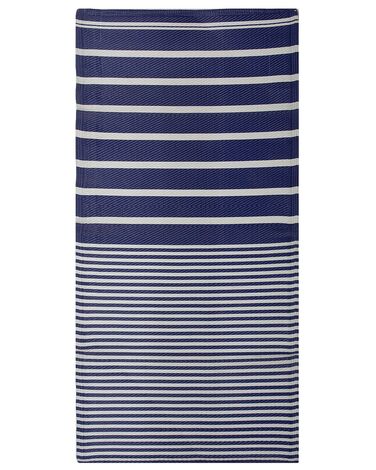Outdoor Rug HALDIA Navy Blue 90 x 180 cm