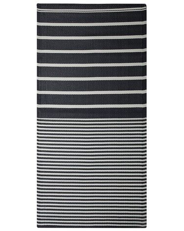 Outdoor Rug HALDIA Black 90 x 180 cm