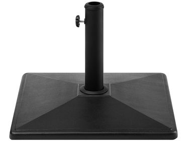 Parasolvoet CERVO Zwart Vierkant 25 kg