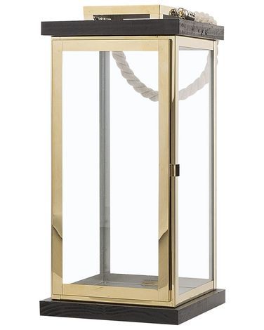 Lanterne BORNEO Métal 41 cm Laiton