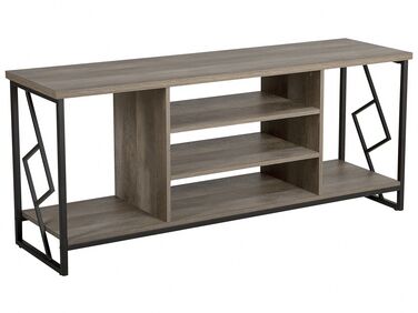 Meuble TV FORRES Marron/noir