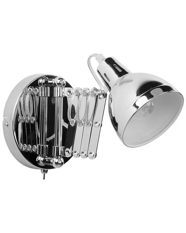 Lampe murale HARRINGTON Réglable Métal Argenté