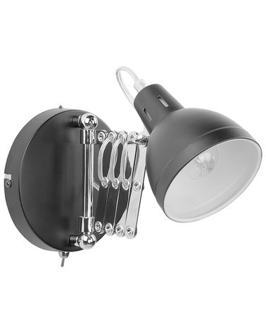 Lampe murale HARRINGTON Réglable Métal Noir