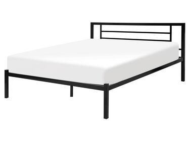 Bed Metal CUSSET 160 x 200 cm (EU King Size) Black