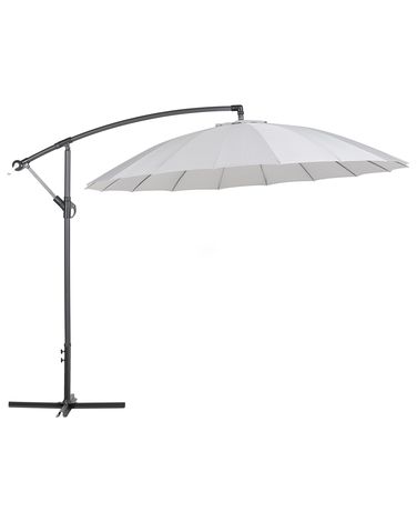 Parasol déporté 268 cm CALABRIA II Gris clair