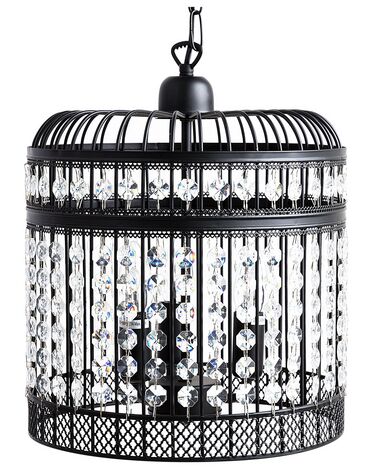 Lampe suspension CELON Métal Noir