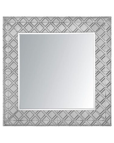 Miroir EVETTES 80 cm 80 cm Métal Argenté