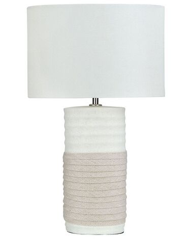 Lampe à poser NAVIA Porcelaine Beige clair