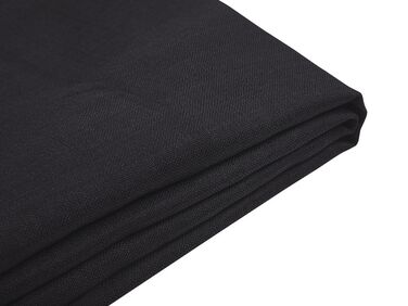 Revêtement de cadre de lit FITOU 180 x 200 cm Noir