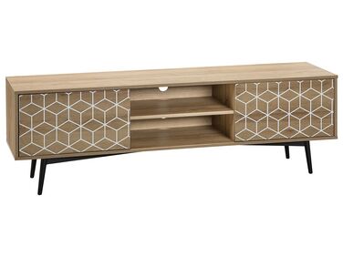 Meuble TV TORVI Marron clair