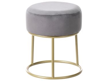Repose-pied DELCO Velours Gris