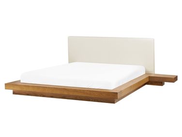 Lit avec sommier ZEN 160 x 200 cm Frêne naturel