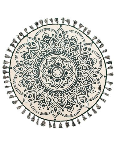 Rug IRICE Green ø 120 cm Cotton
