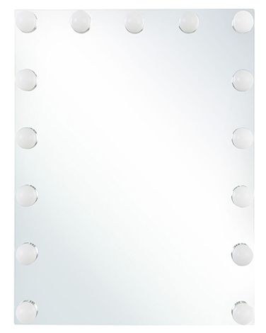 LED Bathroom Mirror LUCENAY 40 cm 50 cm Silver