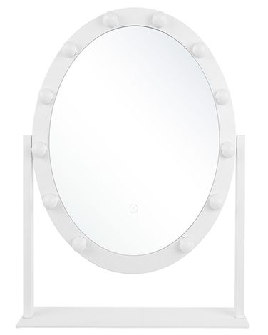 Miroir de coiffeuse LED ROSTRENEN Blanc