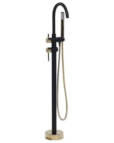 Robinet de baignoire autoportante TUGELA Noir/doré