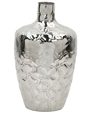 Flower Vase INSHAS Metal 33 cm Silver