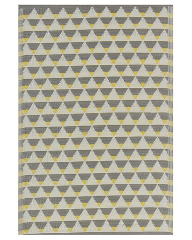 Tuintapijt HISAR Grijs 120 x 180 cm