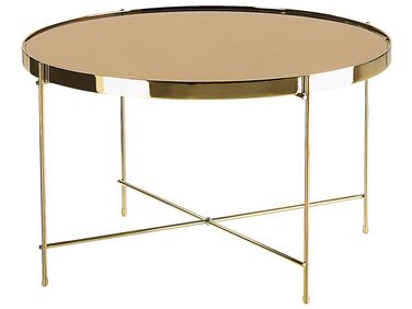 Salontafel LUCEA Veiligheidsglas Goud