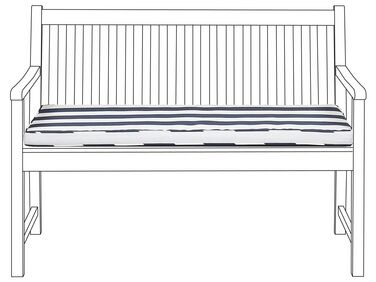 Zitkussen voor bank VIVARA 112 x 54 cm Marineblauw