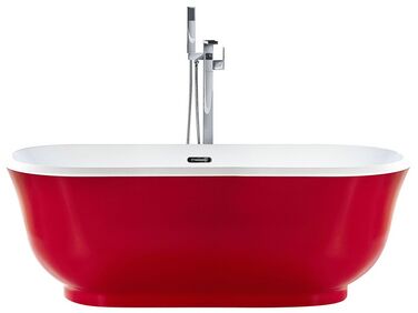 Freestanding Bathtub TESORO 1700 x 770 mm Red