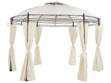 Gazebo SAFARA Metal 368 cm 368 cm Beige