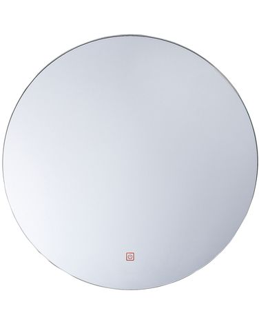 Miroir de salle de bain LED CALLAC 60 cm 60 cm Argenté